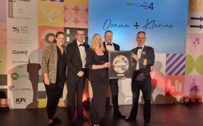 Klarius wins Employer of the Year Award at the 2024 Staffordshire Chambers Business Awards